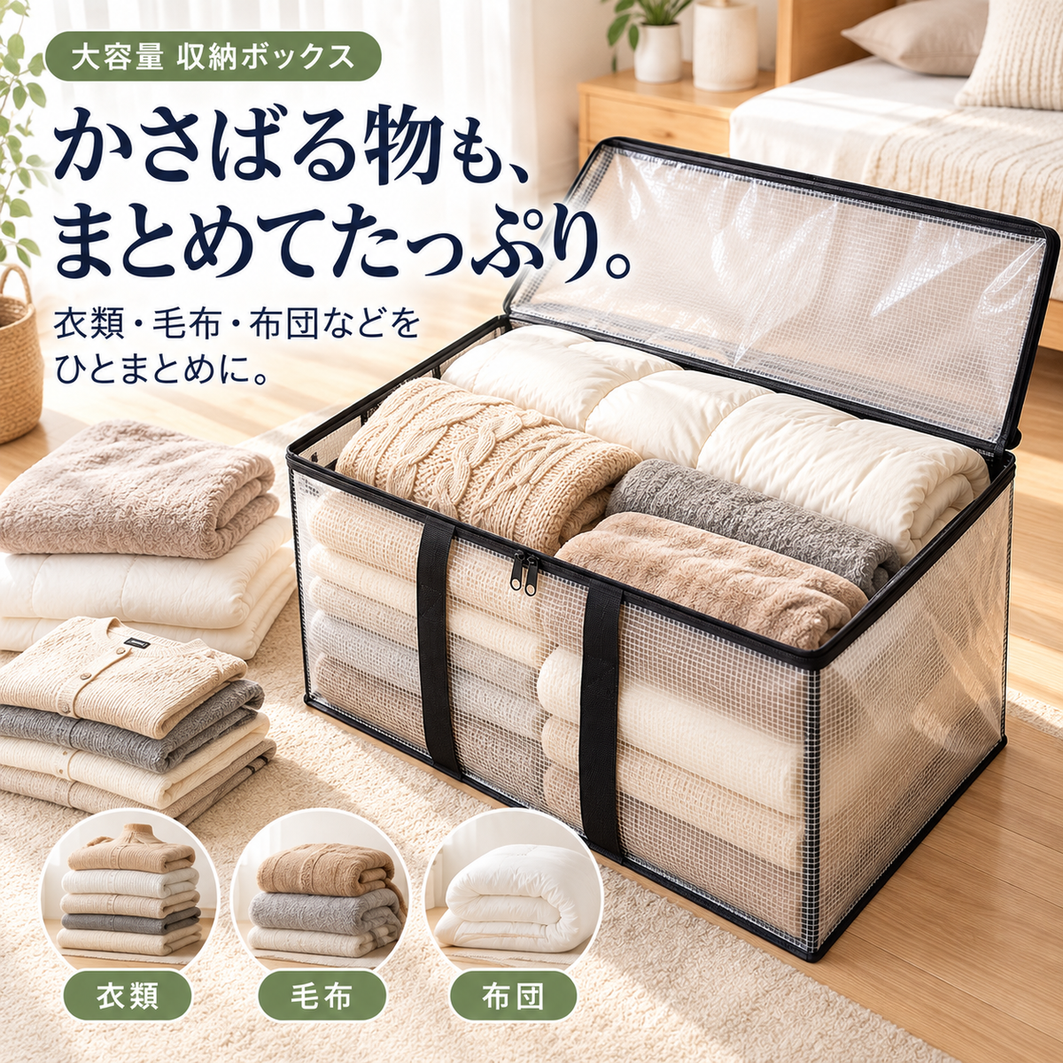 SuttoBox™｜大容量収納ボックス
