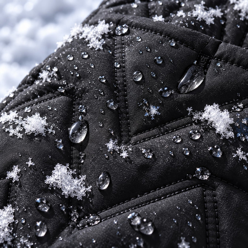 撥水加工で小雨・小雪も安心